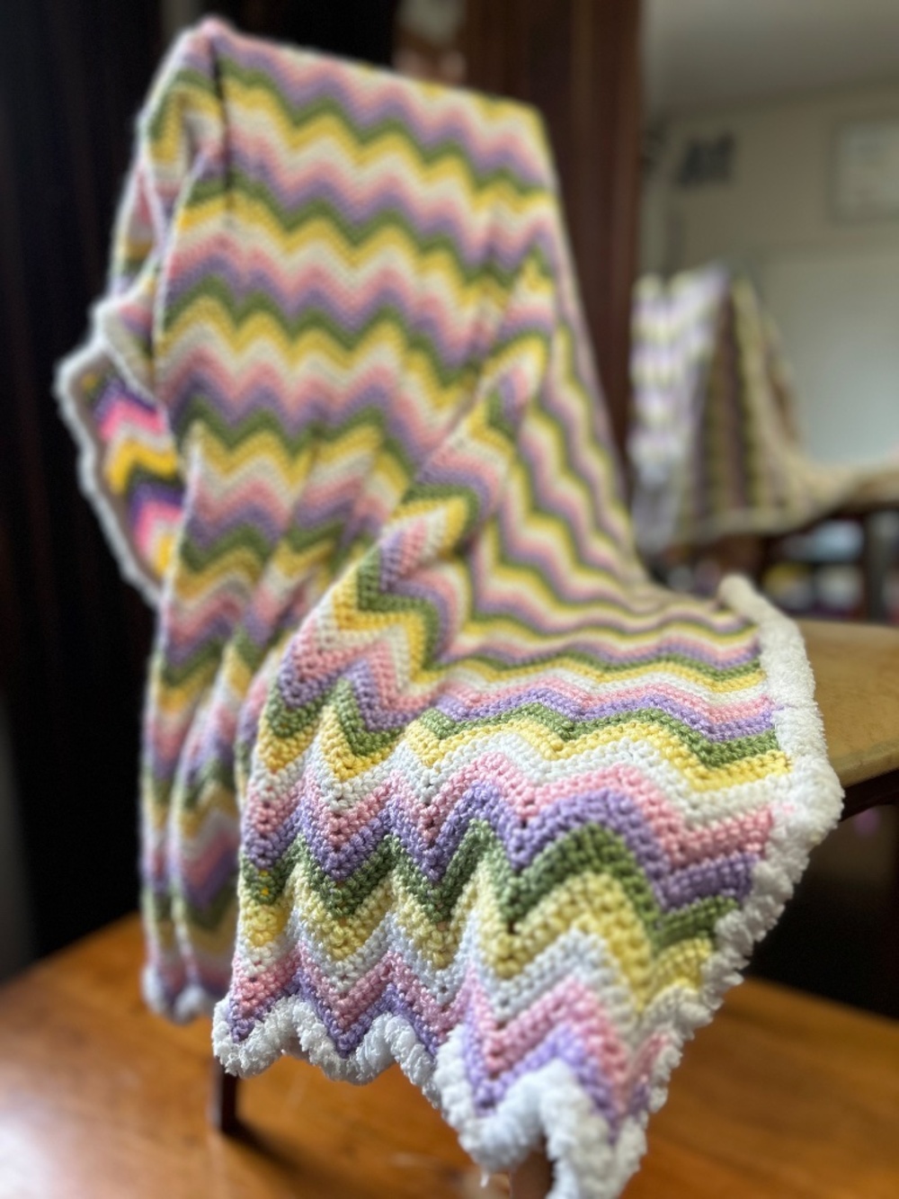 Sweet Crochet Crib Quilt